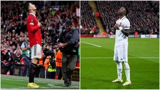 Champions League: Vinicius Jr Trolls Liverpool With Cristiano Ronaldo Gesture at Anfield