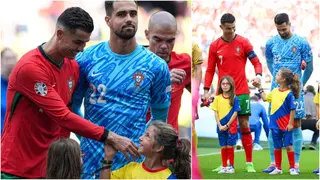 Cristiano Ronaldo makes young mascot go 'crazy' before helping Portugal at Euro 2024