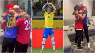 Footage of Manchester United's Antony celebrating Brazil World Cup squad selection emerges