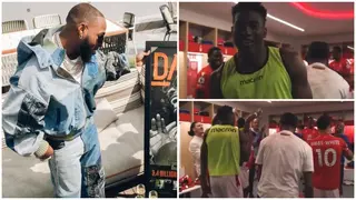 Video: Nottingham Forest Players Jam to Davido's Song After Surviving Relegation