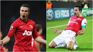 Two times Van Persie made it clear who he supports between Arsenal and Man Utd