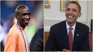 Eliud Kipchoge: World’s Best Marathoner Declares Interest in Running a Race With Ex US President Barack Obama
