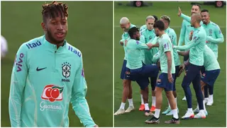 Fred: Watch Manchester United star get bullied by Brazil teammates ahead of World Cup