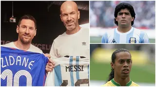 6 greatest number 10s in World football history as Messi Meets Zidane