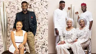 Super Eagles legend Jay Jay Okocha shares beautiful picture of wife as they celebrate marriage anniversary