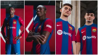 Oshoala and Dembele star in new video to promote Barcelona 2023/24 kit
