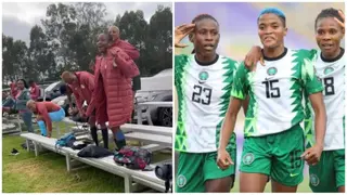 Hours before crucial WC tie vs Canada, Super Falcons spotted dancing to Kwam 1's Iyonu Olorun, Video