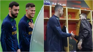Bruno Fernandes finally addresses viral awkward handshake with Cristiano Ronaldo