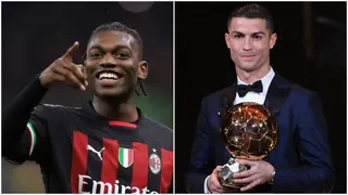 AC Milan Starboy Rafael Leao Gives Ronaldo 3 Glowing Accolades Including Best Forward in History