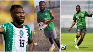 Boniface Trolls Nigeria Teammate Terem Moffi For Ending Season Trophyless, Gifts Him Cup: Video