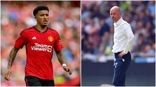 Jadon Sancho refused to apologise to ten Hag as United star is banned from training