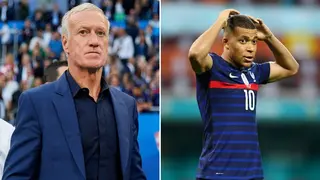 France national team coach Didier Deschamps confirms Kylian Mbappé will have defensive duties at the World Cup