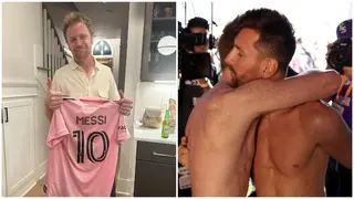 Nashville Midfielder Dax McCarty Celebrates Receiving Messi's Jersey After Leagues Cup Defeat