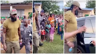 Police to the Rescue As Thousands of Fans Mob Former Arsenal Star Emmanuel Adebayor in Togo Community