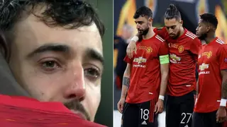 Villarreal vs Man United: Bruno Fernandes In Tears After Painful Loss In Europa League Final