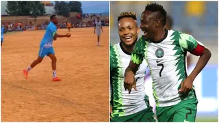 Video: Nigeria Captain Ahmed Musa Spotted Playing on Grassless Pitch With Friends in Jos