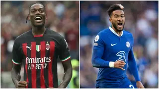 AC Milan star Rafael Leao lavishes praise on Chelsea's Reece James days after UCL humiliation