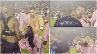 Moment Messi and Ghana Defender Harrison Afful Exchange Jerseys After Inter Miami Game Goes Viral