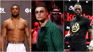 Ronaldo Spotted at Boxing Event Featuring Anthony Joshua & Deontay Wilder, Names 3rd Favourtie Sport