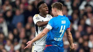 Vinicius: RB Leipzig Players Blast Referee for Allowing Real Star Escape Red Card After Neck Shoving