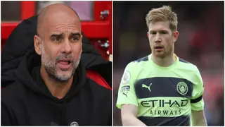 Guardiola Makes Funny Description of De Bruyne’s Illness