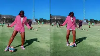 Royal AM Boss Shauwn 'MaMkhize' Mkhize Shows Off 'Silky' Football Skills