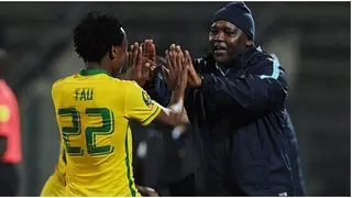 Pitso Mosimane Defends 'Underperforming' Bafana Bafana Stars Percy Tau and Foster Amid Criticism