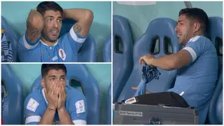 Emotional Luis Suarez Breaks Down in Tears as Uruguay Fail to Progress Despite Ghana Win