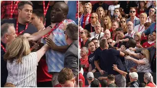 Photos of Manchester United fans fighting at Old Trafford after Brighton defeat emerge