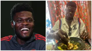 Top Arsenal midfielder spotted enjoying local Ghanaian meal in London