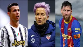 Influential female footballer calls out Ronaldo, Messi for not speaking up against racism