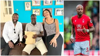 Heartwarming as Ghana captain Andre Ayew comes to the aid of ailing U20 World Cup winning coach Sellas Tetteh