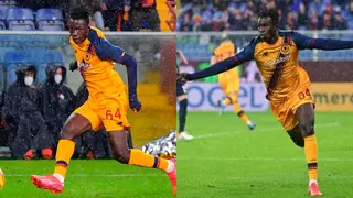 AS Roma Ghanaian talent, Afena-Gyan's Genoa belter voted Goal of 2021