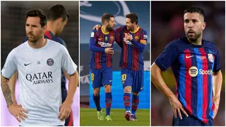 Lionel Messi left disappointed after PSG boss Nasser Al-Khelaifi declines to buy Barcelona star Jordi Alba