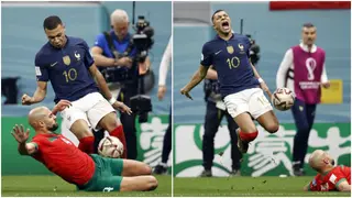 When Sofyan Amrabat wiped out Kylian Mbappe as he seals Man United move, video