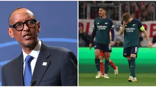 Paul Kagame: Rwanda President Reacts to Arsenal's UEFA Champions League Exit Against Bayern Munich