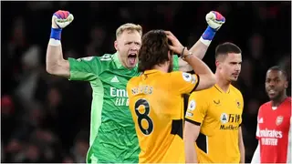 Ramsdale: Arsenal goalkeeper caught up in perfect revenge moment against Wolves