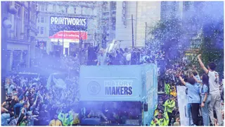 Jack Grealish: Manchester City Star Nearly Falls Off Bus During Premier League Trophy Parade