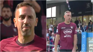 Franck Ribery breaks down in tears in final appearance as a professional footballer