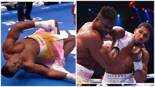 Anthony Joshua Shows Class With Touching Message to Francis Ngannou After Brutal KO