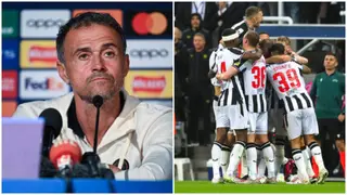 Luis Enrique defends tactics in PSG’s Champions League defeat at Newcastle