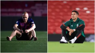 Raphael Varane Recreates Andres Iniesta’s Iconic 2018 Photo After Final Old Trafford Match