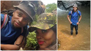 Siphwe Tshabalala Takes Wife on Expedition at Kings Kloof Trails, Couple Enjoy Hiking