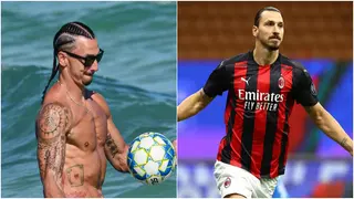 Zlatan Ibrahimovic unrecognisable after getting new hairstyle