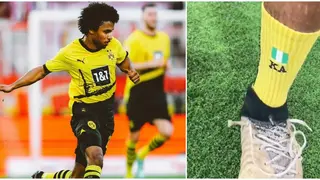 Karim Adeyemi: Dortmund Star Shows Love for Nigeria After Scoring in Victory Over Bayern Munich