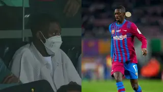 Barcelona star Ousmane Dembélé spotted watching CAF Champions League final in Morocco