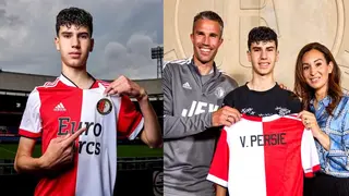 Legendary Dutch striker Robin van Persie's son signs professional contract at Feyenoord