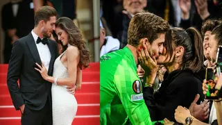 Frankfurt goalie Kevin Trapp shares romantic moment with sweetheart after heroics against Barcelona