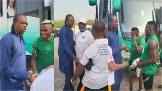 Nwankwo Kanu Spotted at Super Eagles Camp Ahead of Nigeria vs Ghana World Cup Decider