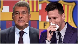 Barcelona President speaks on why the club failed to secure Lionel Messi's transfer